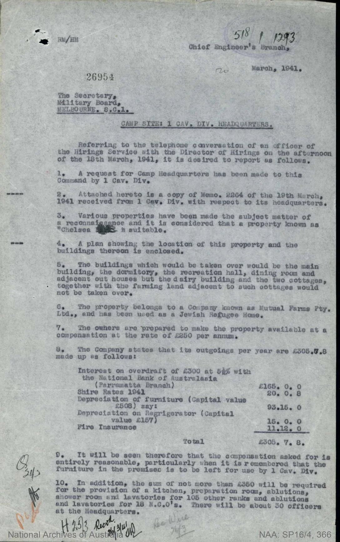 National Archives of Australia record, page 102